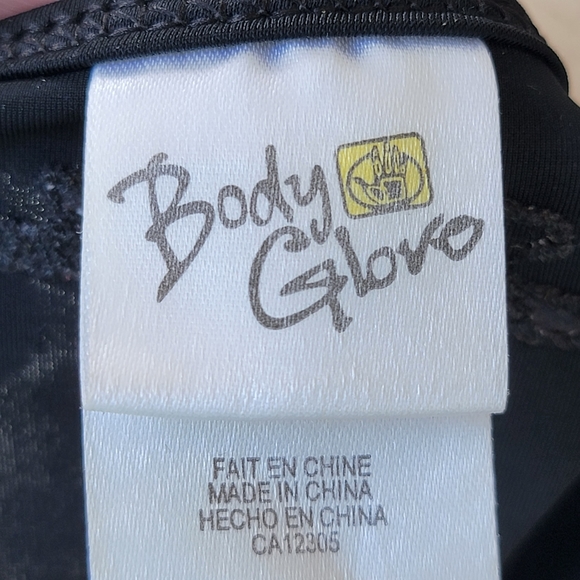 BODY GLOVE ♡ Sweet Cute 'n Sexy Black 2pc String Slidder Bikini Swimsuit M/M - Picture 16 of 17